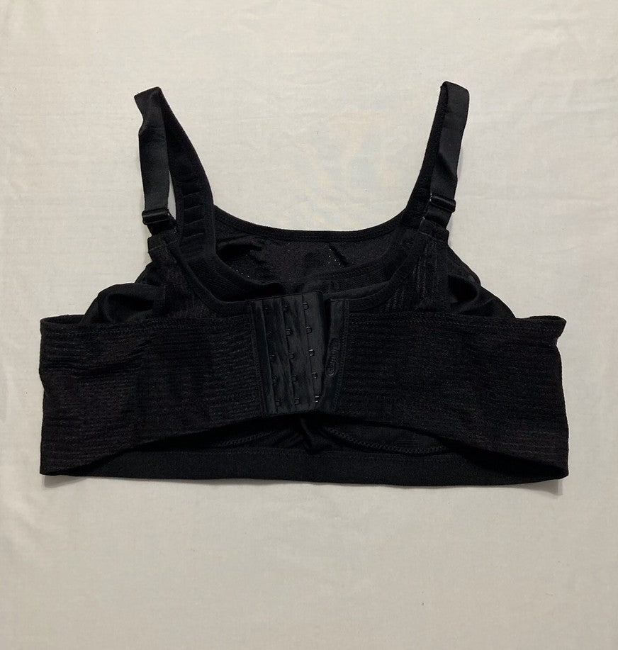 GLAMORISE Double-Layer Custom-Control Sport Bra BLACK 42DD