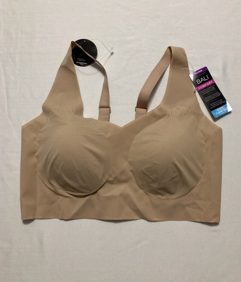BALI Revolution Wireless Bra Full-Coverage Wireless Bra NUDE 2XL