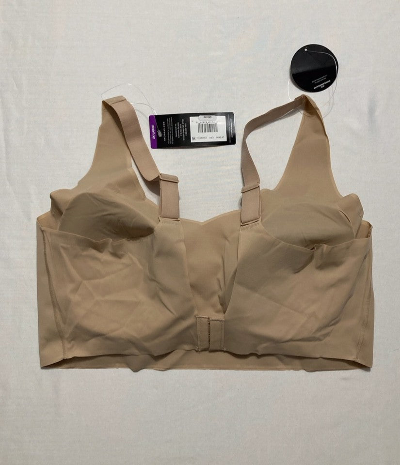 BALI Revolution Wireless Bra Full-Coverage Wireless Bra NUDE 2XL