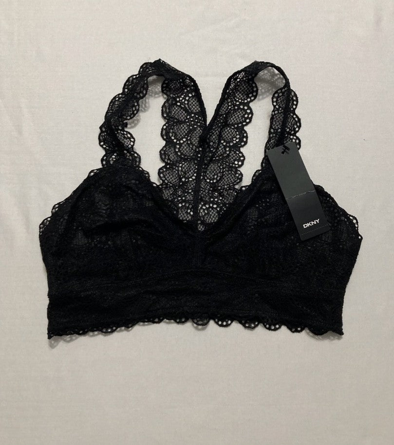 DKNY Superior Lace Balconette Bra BLACK L