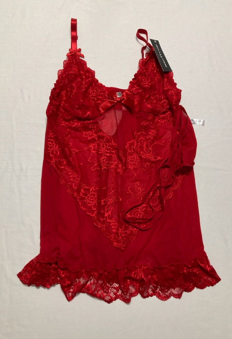 OH LA LA CHERI Plus Size Valentine RED 1X/2X