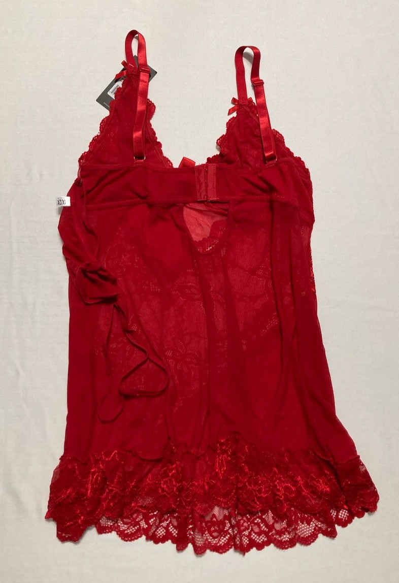 OH LA LA CHERI Plus Size Valentine RED 1X/2X
