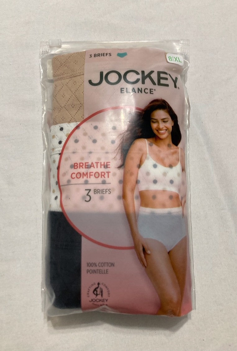 JOCKEY Underwear Elance Breathe Brief - 3 Pack MULTICOLOR 8