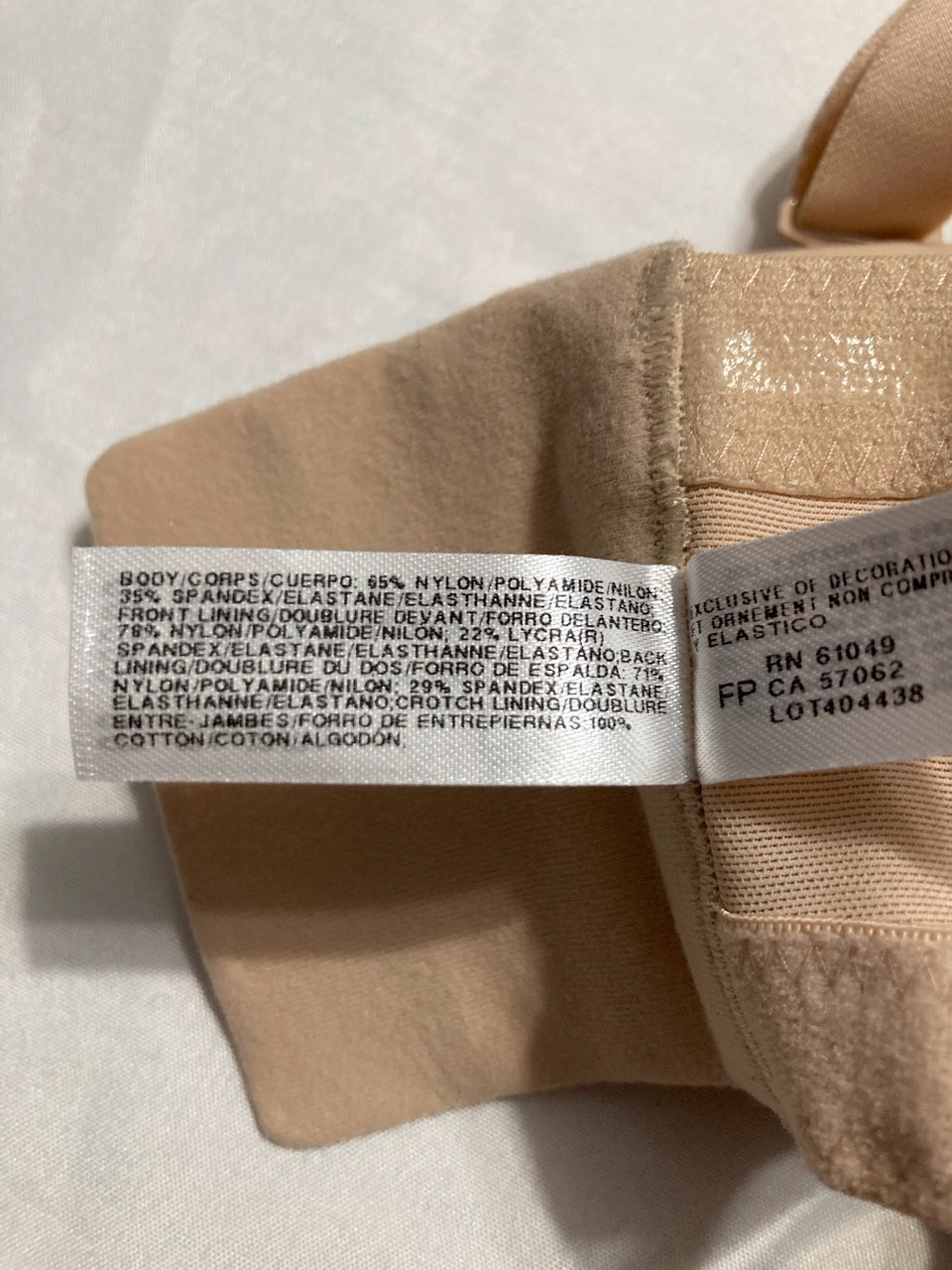 WACOAL Red Carpet Strapless All in One Thigh Shaper BEIGE 36DDD