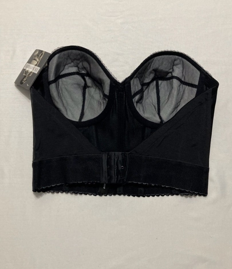 DOMINIQUE Noemi Backless Strapless Bustier Bridal Bra BLACK 36C