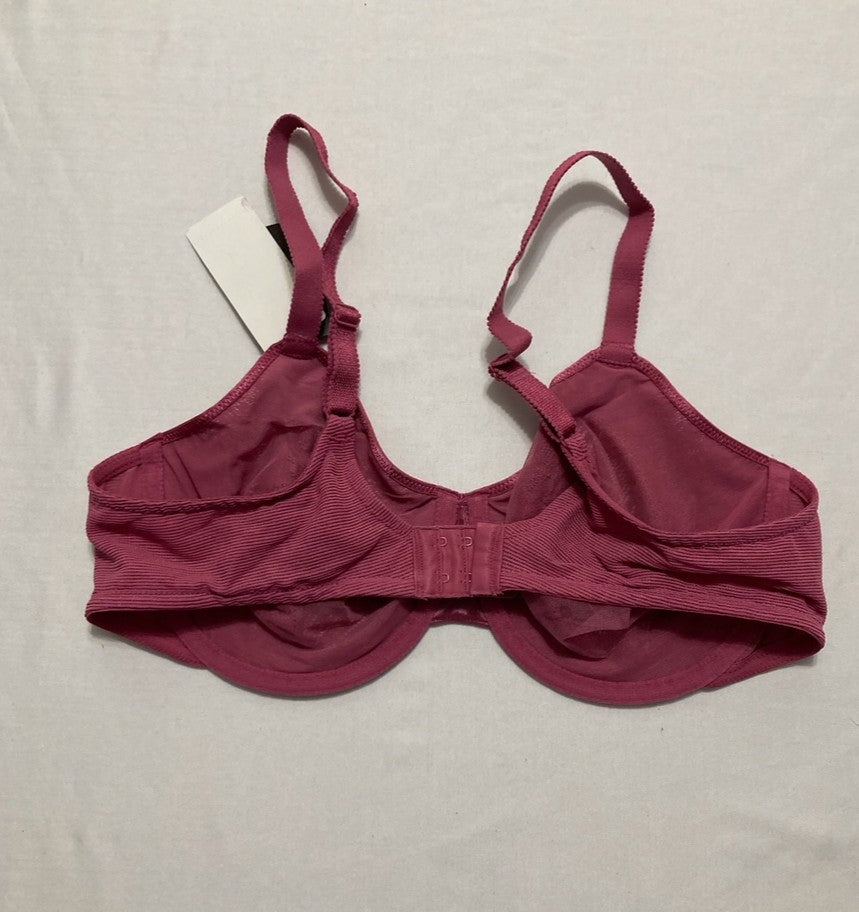 WACOAL Plus Size Unlined Full Coverage Underwire Minimizer Bra MAGENTA 40C