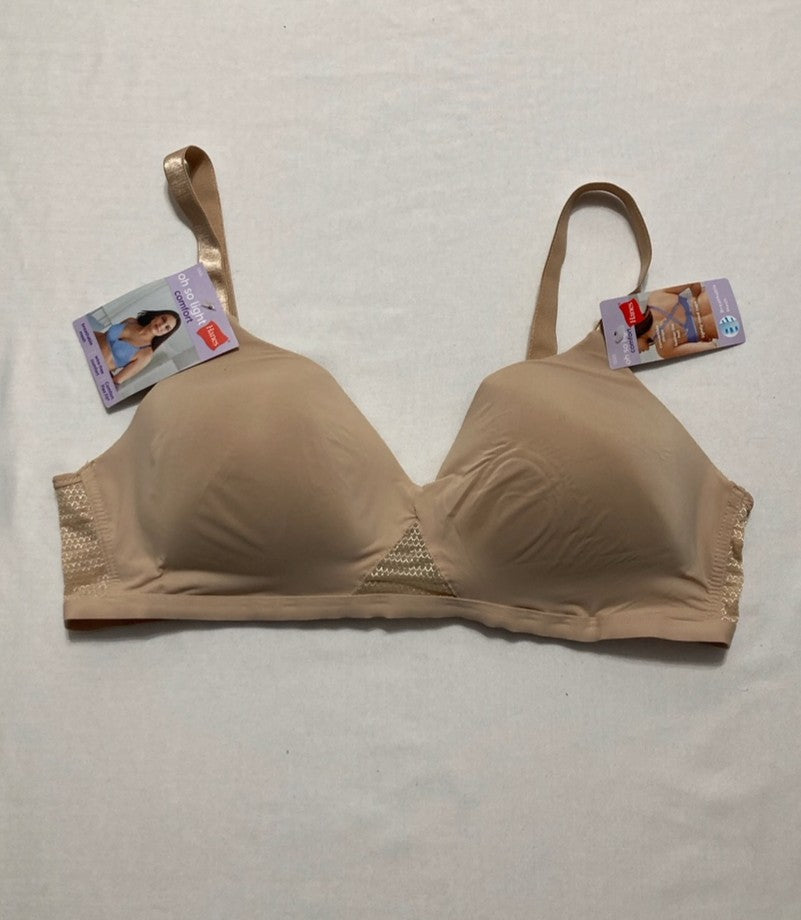 HANES Light Wireless T-Shirt Bra with ComfortFlex BEIGE L