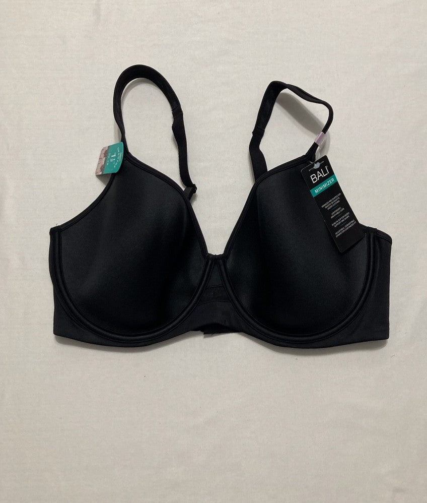 BALI One Smooth U Ultra Light Minimizer Underwire Bra BLACK 36D