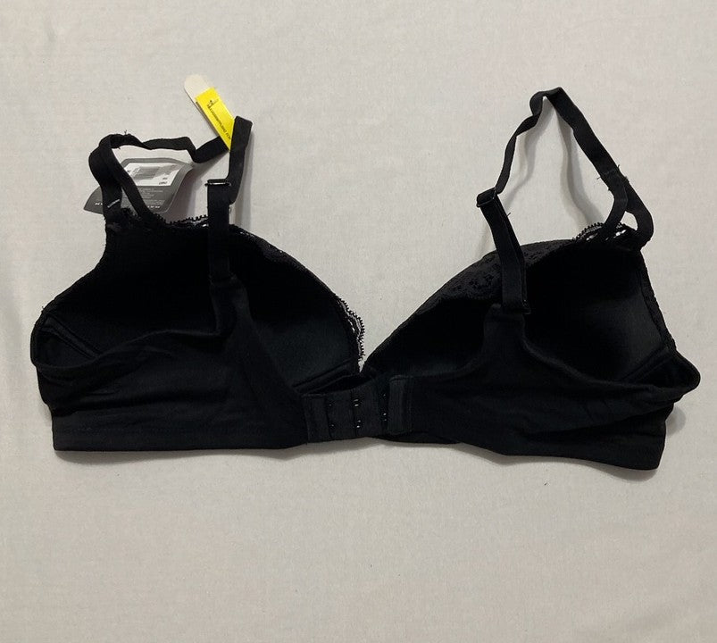 MAIDENFORM Pure Comfort Soft Support Wireless Bra BLACK M