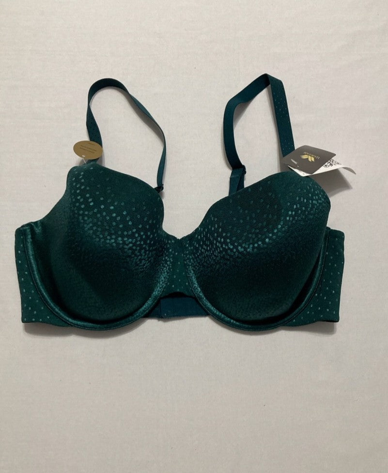 WACOAL Back Appeal Lightly Padded Full Coverage T-Shirt Bra GREEN 36DD