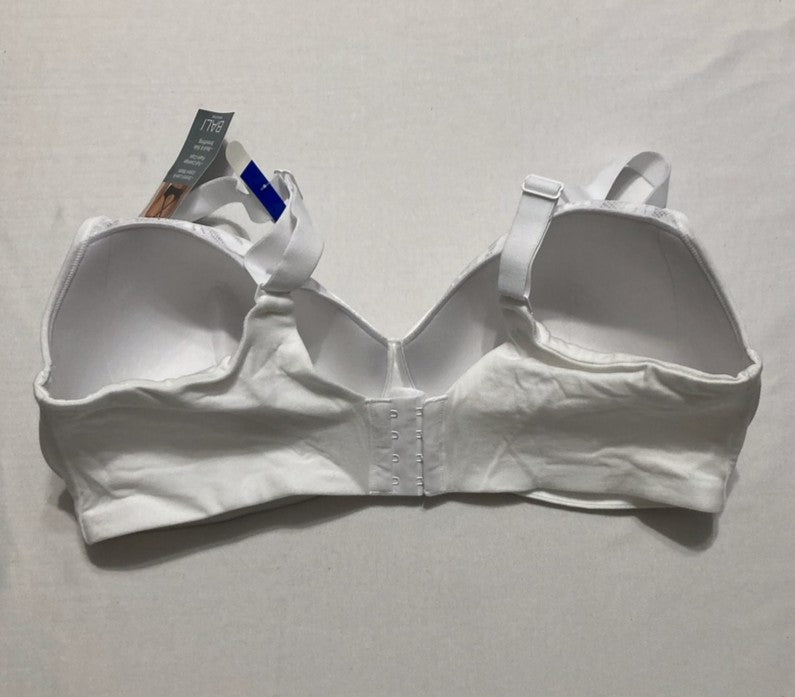 BALI Breathe Modal T-Shirt, Breathable Wireless, Convertible Bra WHITE XL