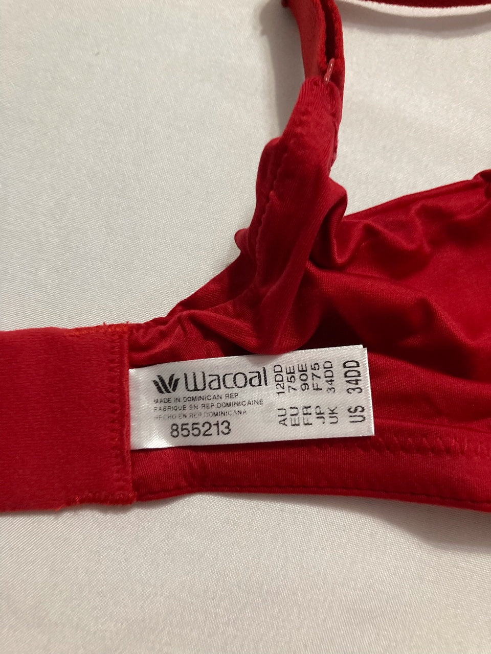 WACOAL Perfect Primer Underwire Bra RED 34DD