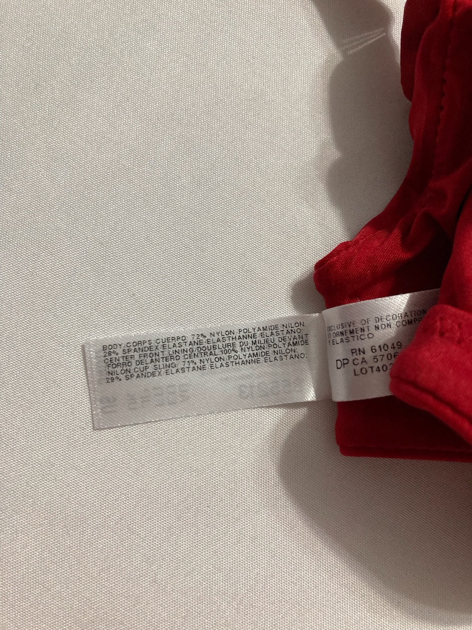 WACOAL Perfect Primer Underwire Bra RED 34DD