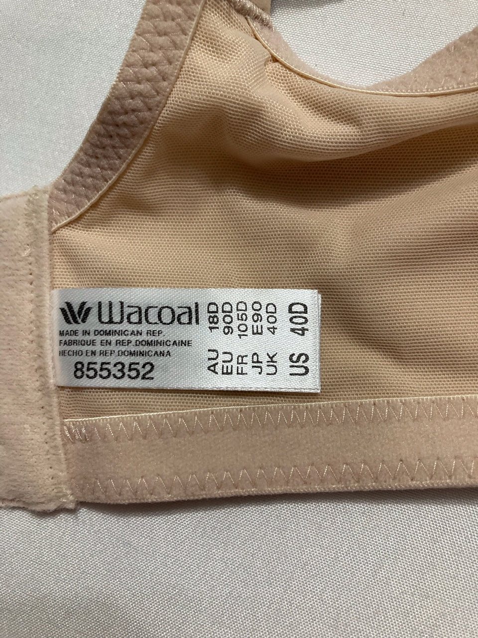 WACOAL High Standards Underwire Bra SAND 40D