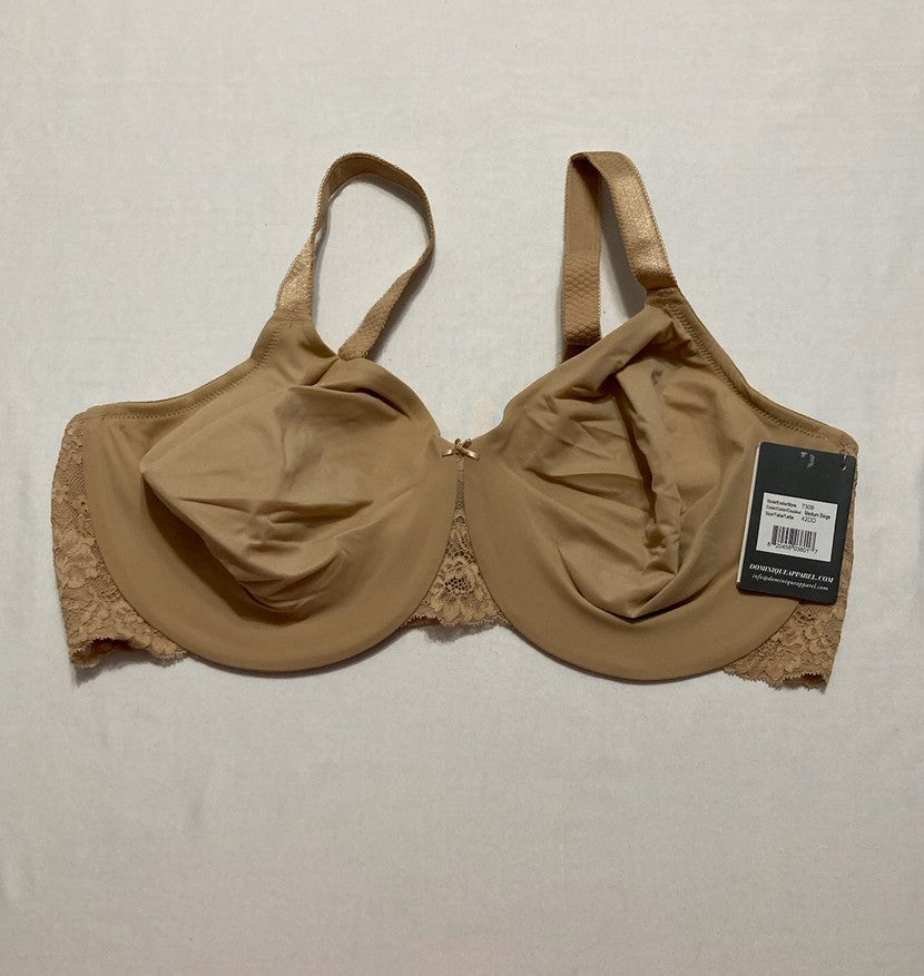 DOMINIQUE Seamless Full Figure Underwire Lingerie NUDE 42DD