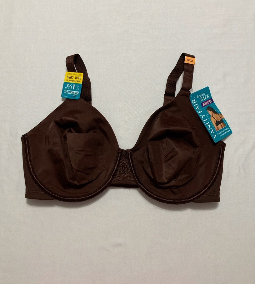 VANITY FAIR Beauty Back Smoothing Minimizer Bra CAPUCCINO 36DD