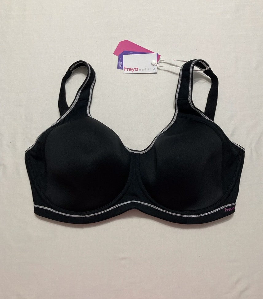 FREYA Sonic Underwire Sports Bra BLACK 36G
