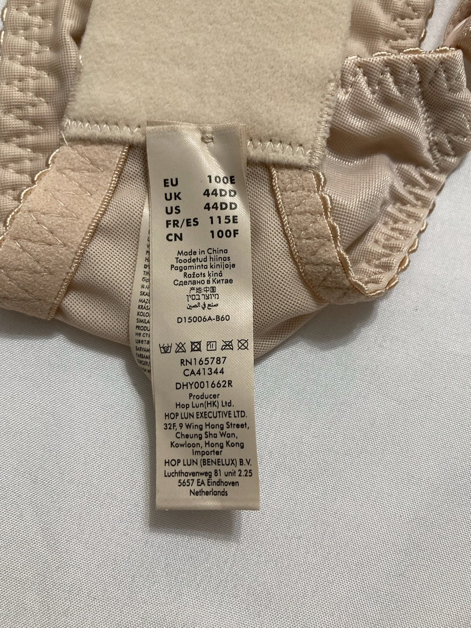 DORINA Full Cup Non Padded Underwire Demi Bra BEIGE 44DD