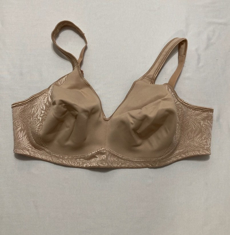 PLAYTEX 18 Hour Side & Back Smoothing Wireless Bra NUDE 40C