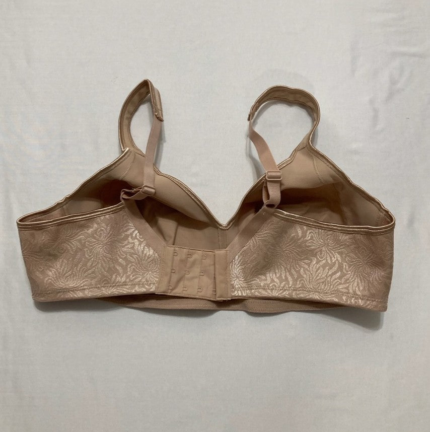 PLAYTEX 18 Hour Side & Back Smoothing Wireless Bra NUDE 40C