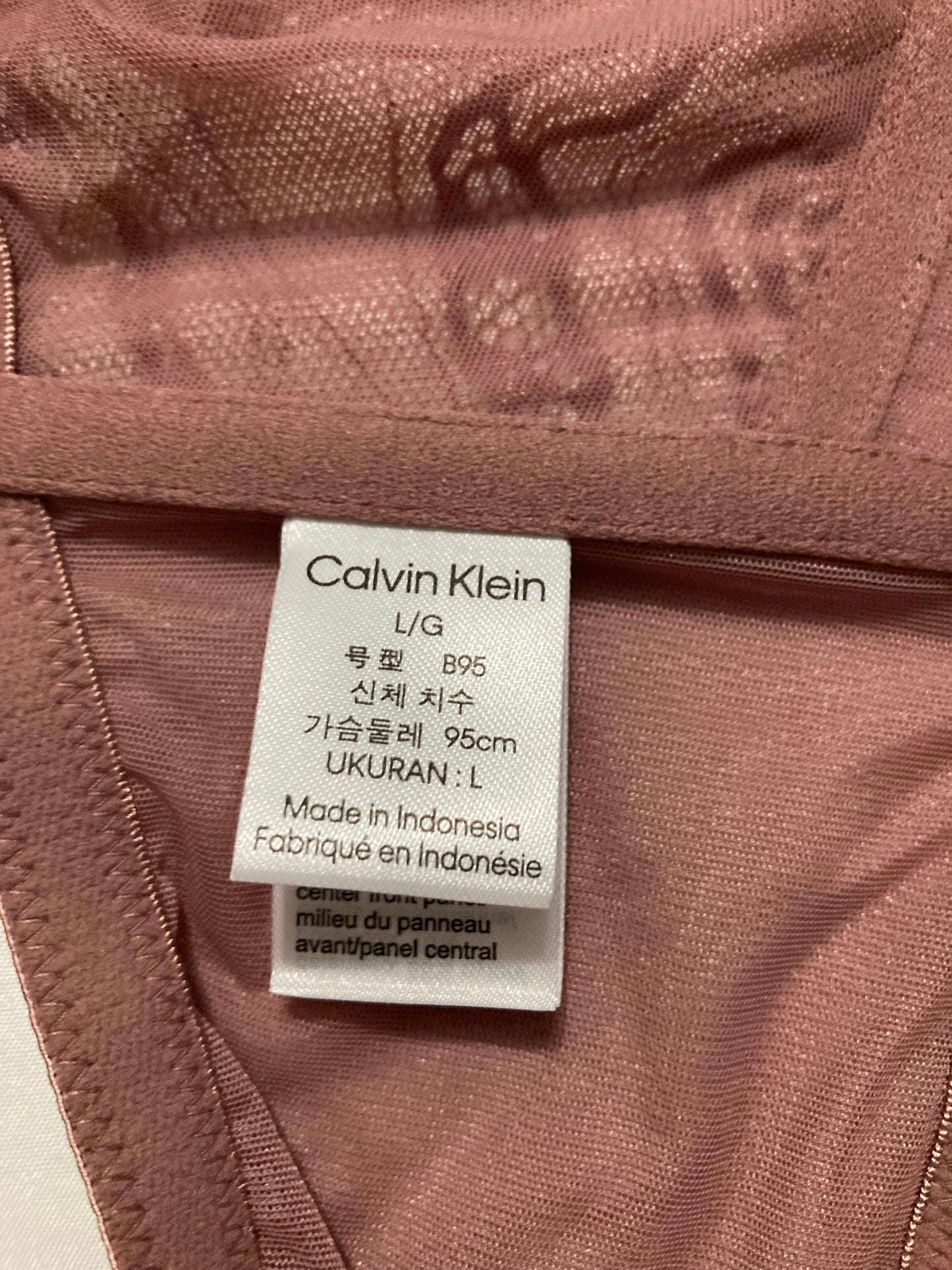 CALVIN KLEIN Intimate Unlined Triangle Bra BROWN L