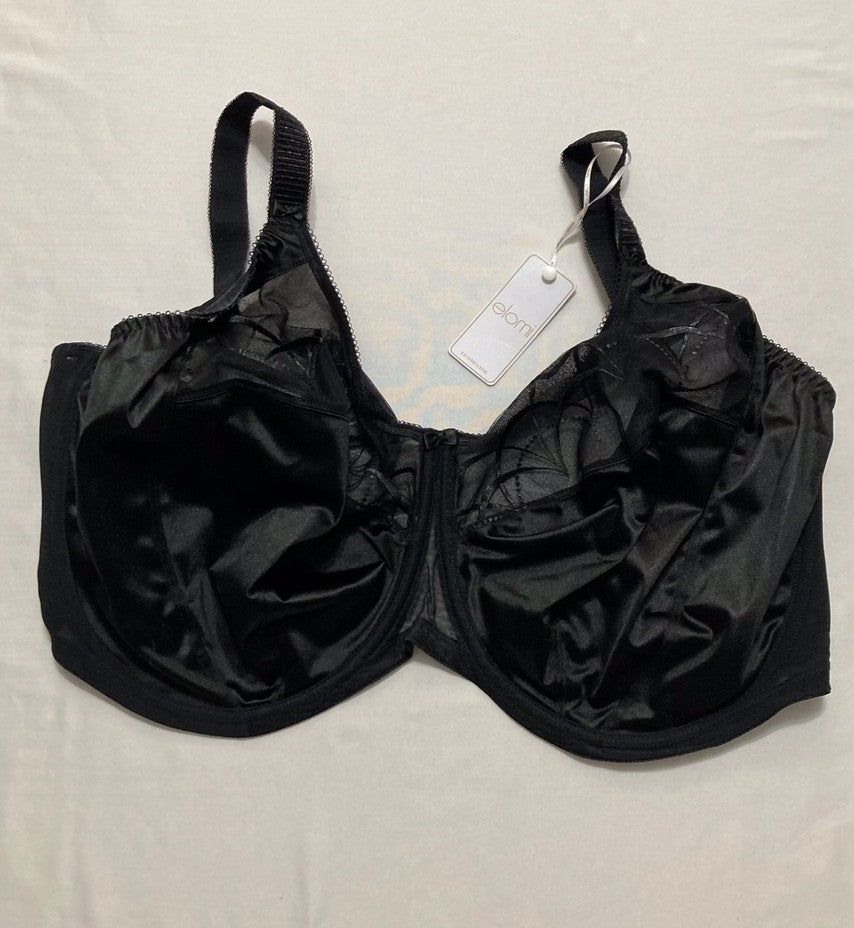 ELOMI Adjustable Full Coverage bras BLACK 90O