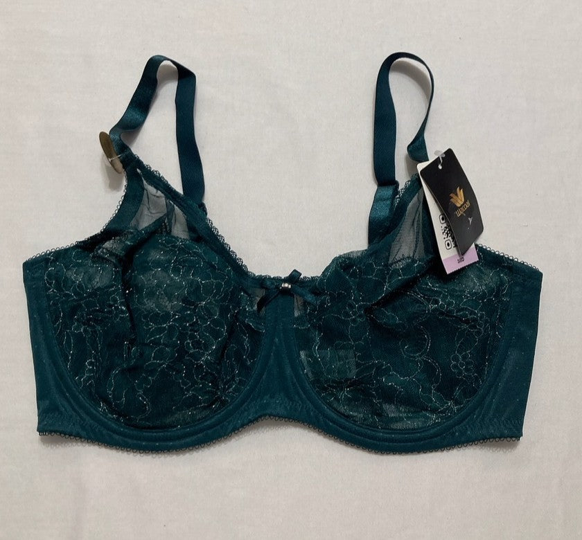 WACOAL Retro Chic Full Figure Underwire Bras GREEN 38D