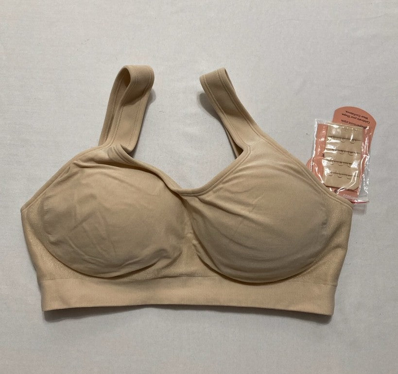 SHAPERMINT Daily Comfort Wireless Shaper Bra BEIGE M