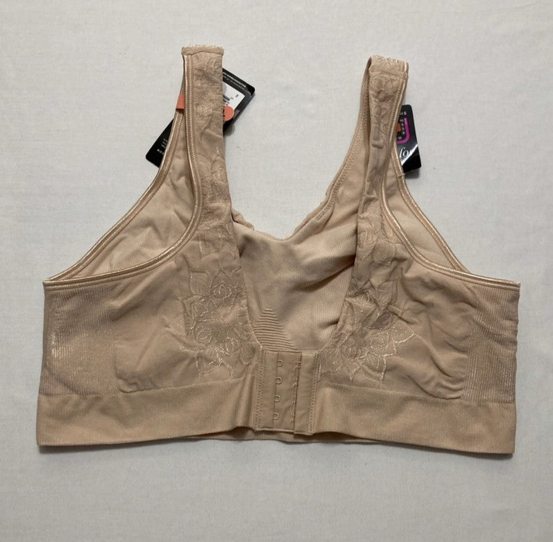 BALI Wireless Bra Comfort Revolution Seamless T-Shirt ALMOND 3XL