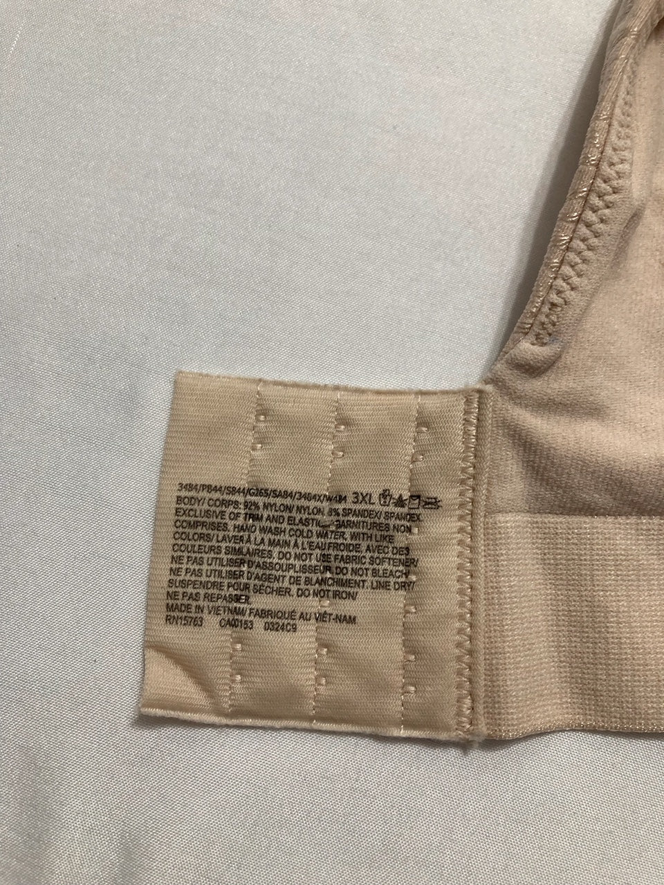 BALI Wireless Bra Comfort Revolution Seamless T-Shirt ALMOND 3XL