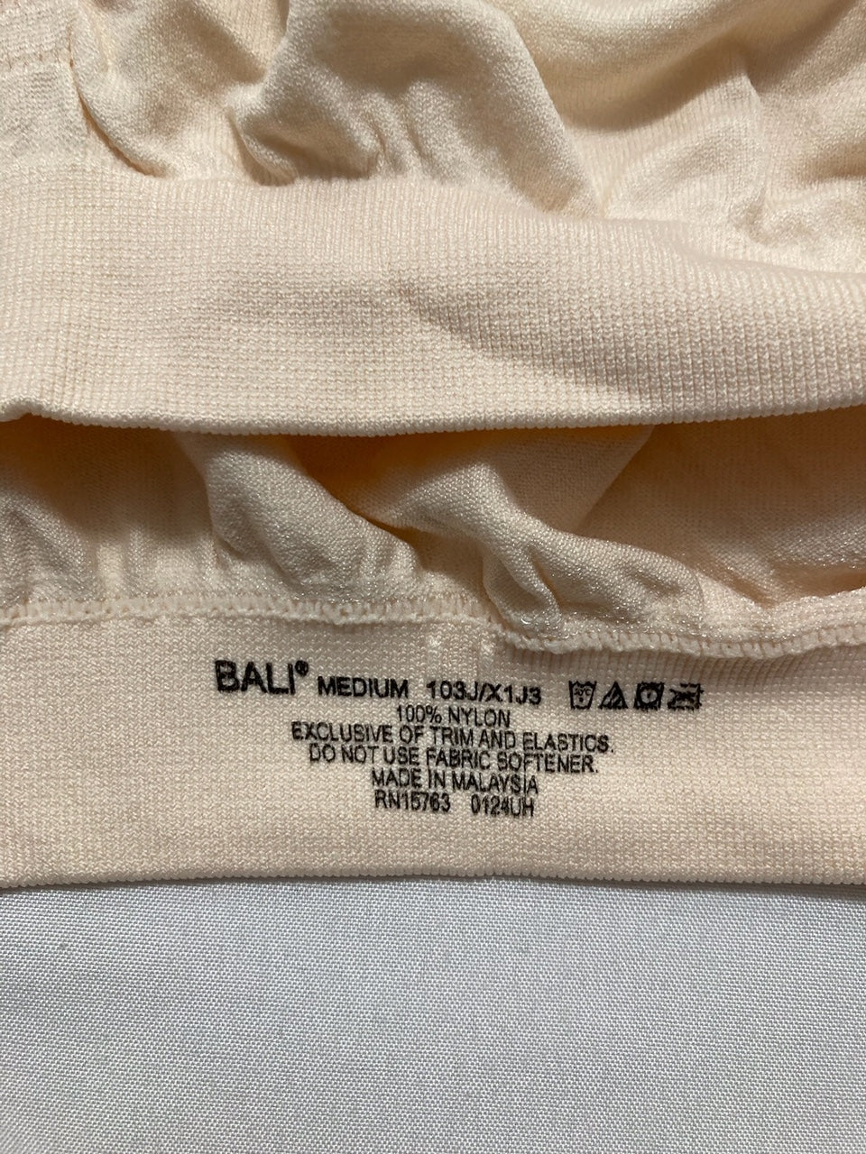 BALI Comfort Revolution Microfiber Crop Bra BEIGE MEDIUM