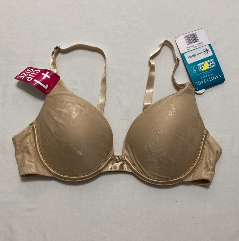 VANITY FAIR Ego Boost Adds Up to One Full Cup Size Underwire Push Up BEIGE 36B
