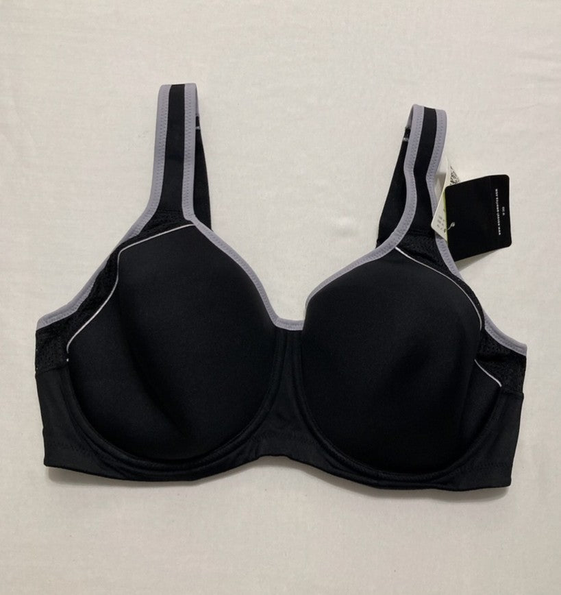 WACOAL Plus Size Sport Contour Underwire Bra BLACK 38DD