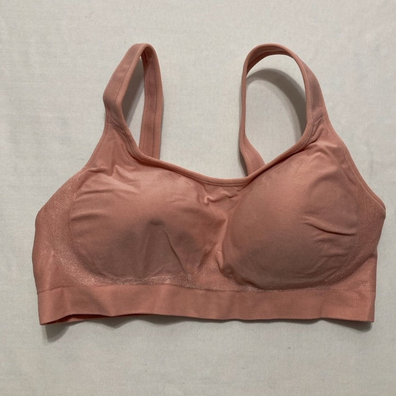 SHAPERMINT Essentials Daily Comfort Wireless Contour Bra ROSE L