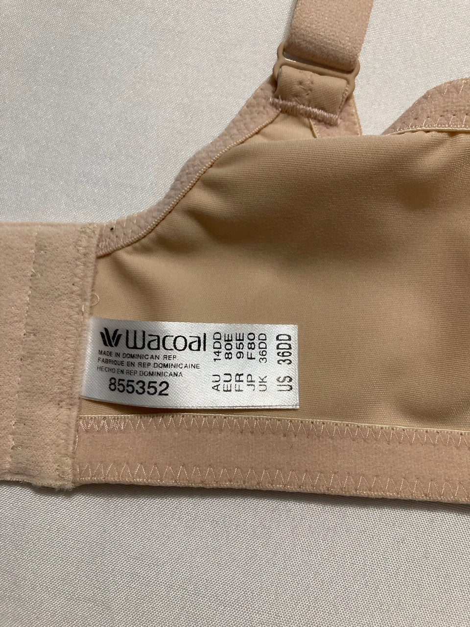 WACOAL High Standards Underwire Bra BEIGE 36DD