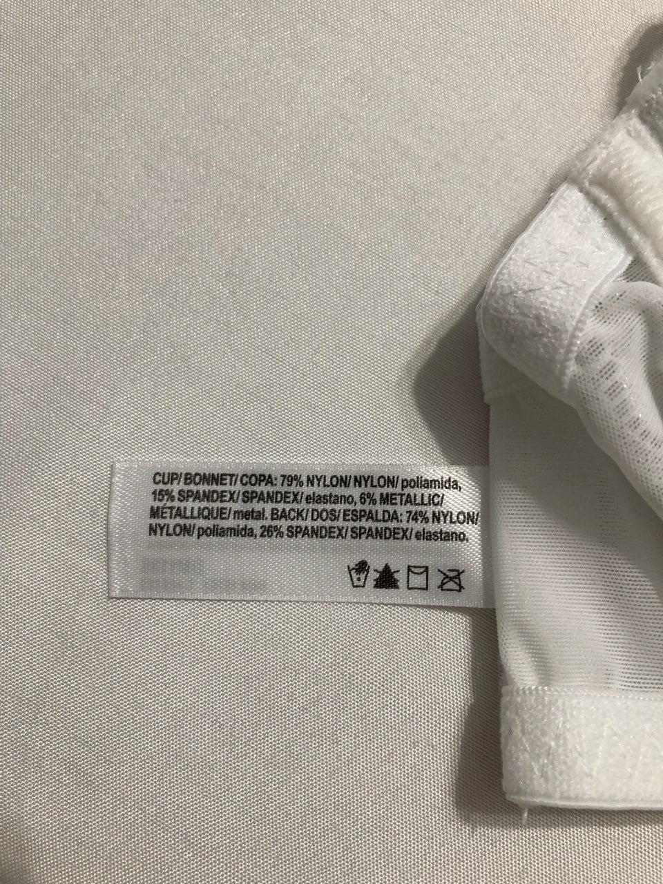 MAIDENFORM Pure Comfort Wireless Lace Longline Bralette WHITE 34A