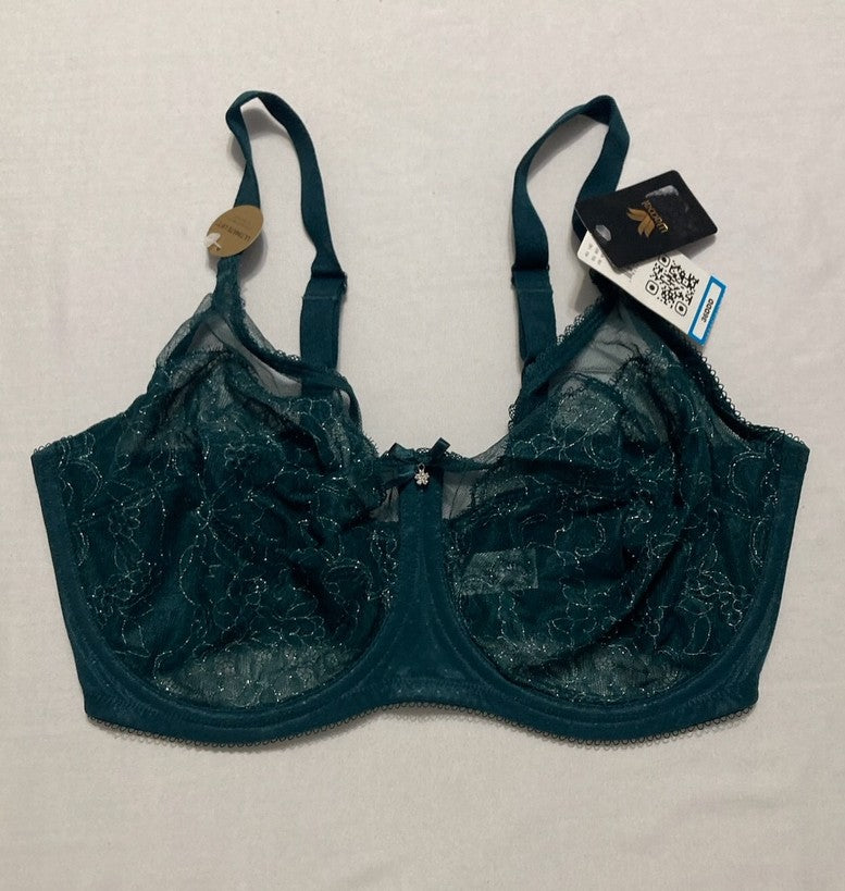 WACOAL Retro Chic Full Figure Underwire Bras GREEN 36DDD
