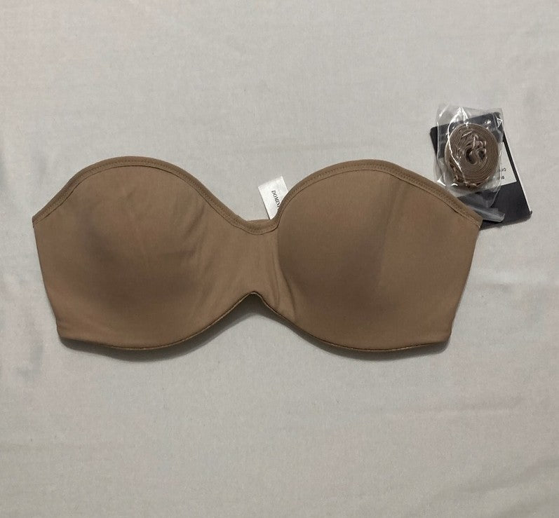 DOMINIQUE Hidden Underwire Convertible Strapless Bra NUDE 32D