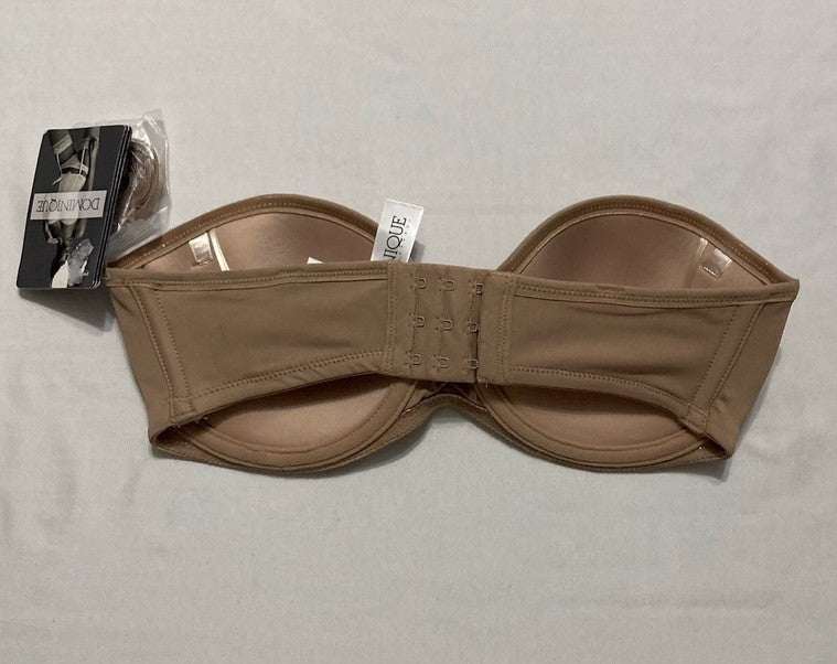 DOMINIQUE Hidden Underwire Convertible Strapless Bra NUDE 32D