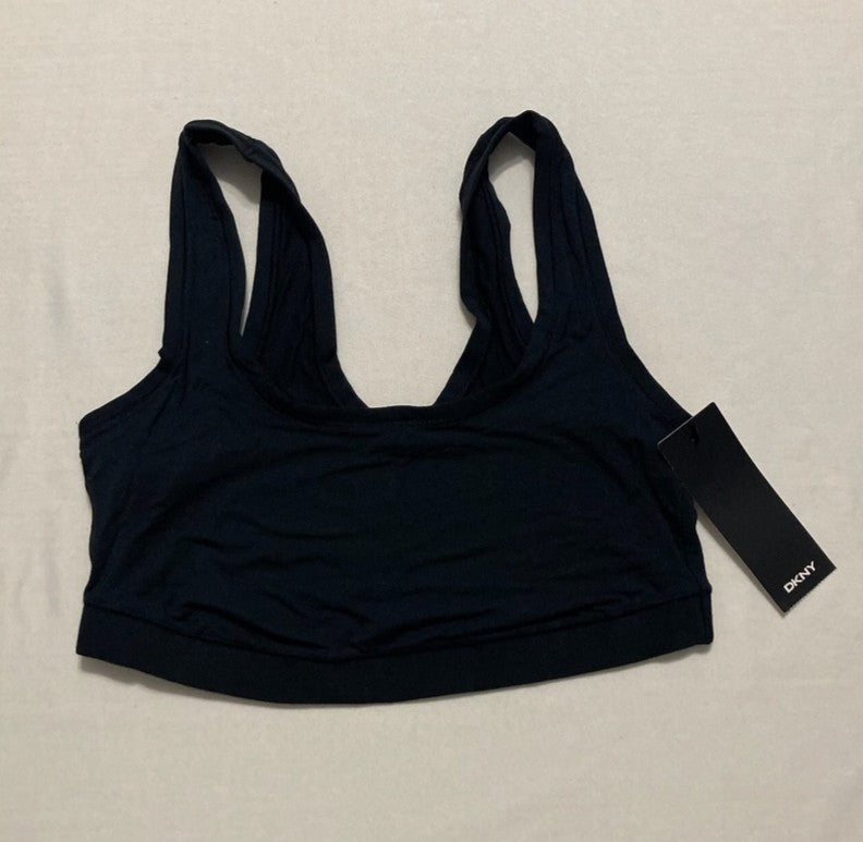 DKNY Modal Scoop Neck Bralette BLACK M