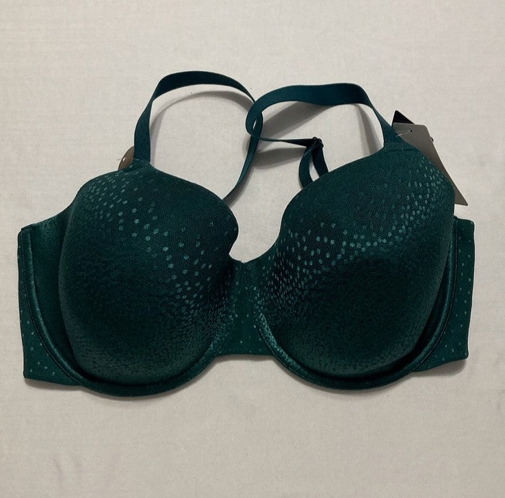 WACOAL Back Appeal Lightly Padded Full Coverage T-Shirt Bra GREEN 36G