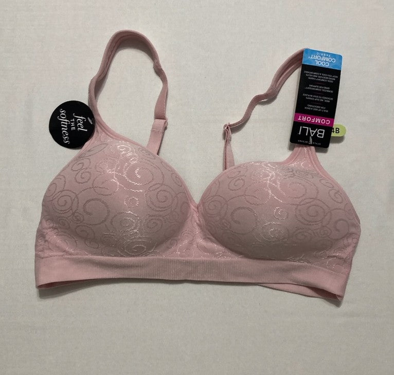 BALI Wireless Bra Comfort Revolution Full-Coverage Wirefree PINK 34B