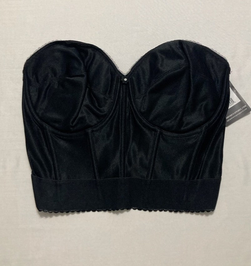 DOMINIQUE Noemi Backless Strapless Bustier Bridal BLACK 36DD