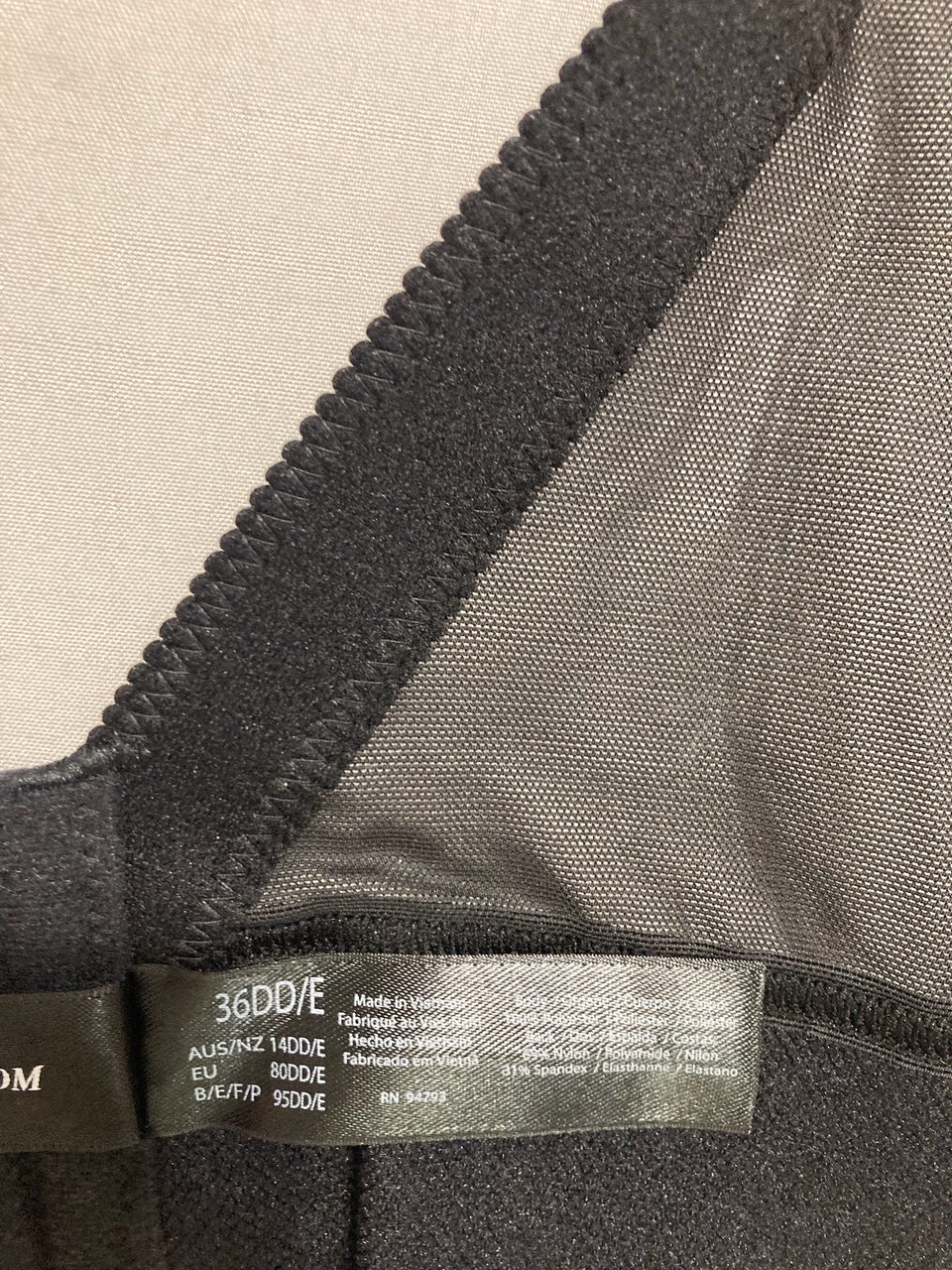 DOMINIQUE Noemi Backless Strapless Bustier Bridal BLACK 36DD