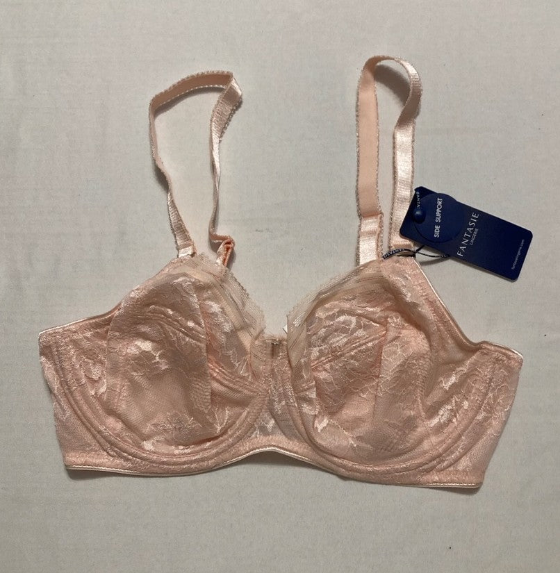 FANTASIE Fusion Lace Underwire Full Cup Side Support Bra ROSE 30DD