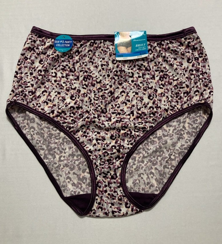 VANITY FAIR Illumination Briefs Pantie LEOPARD 2XL