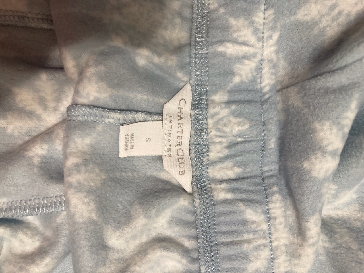 CHARTER CLUB Light Blue Snowflake Print Pajama Pants with Pockets BLUE SMALL