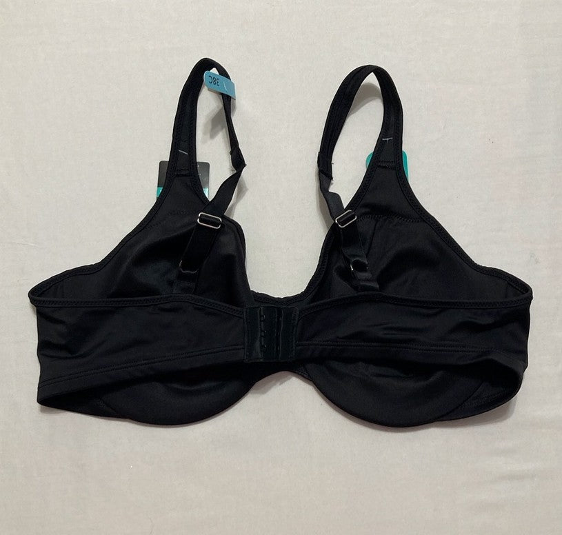 BALI Comfort Minimizer Bra Full-Coverage Underwire Bra BLACK 38C