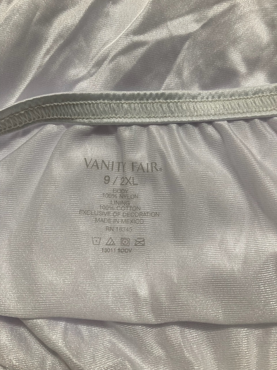 VANITY FAIR High Waisted Underwear 3 Pack STAR WHITE 2XL