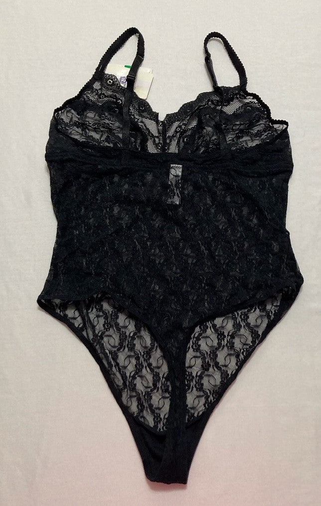 B.TEMPT`D Lace Kiss Bodysuit BLACK L